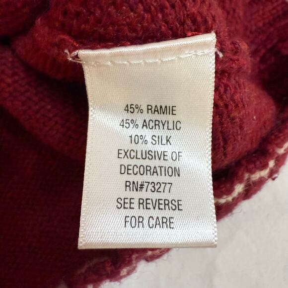 Croft & Barrow Cardigan Zip Sweater GrannyCore Knit Birdhouse XL Womens Winter - Picture 5 of 10